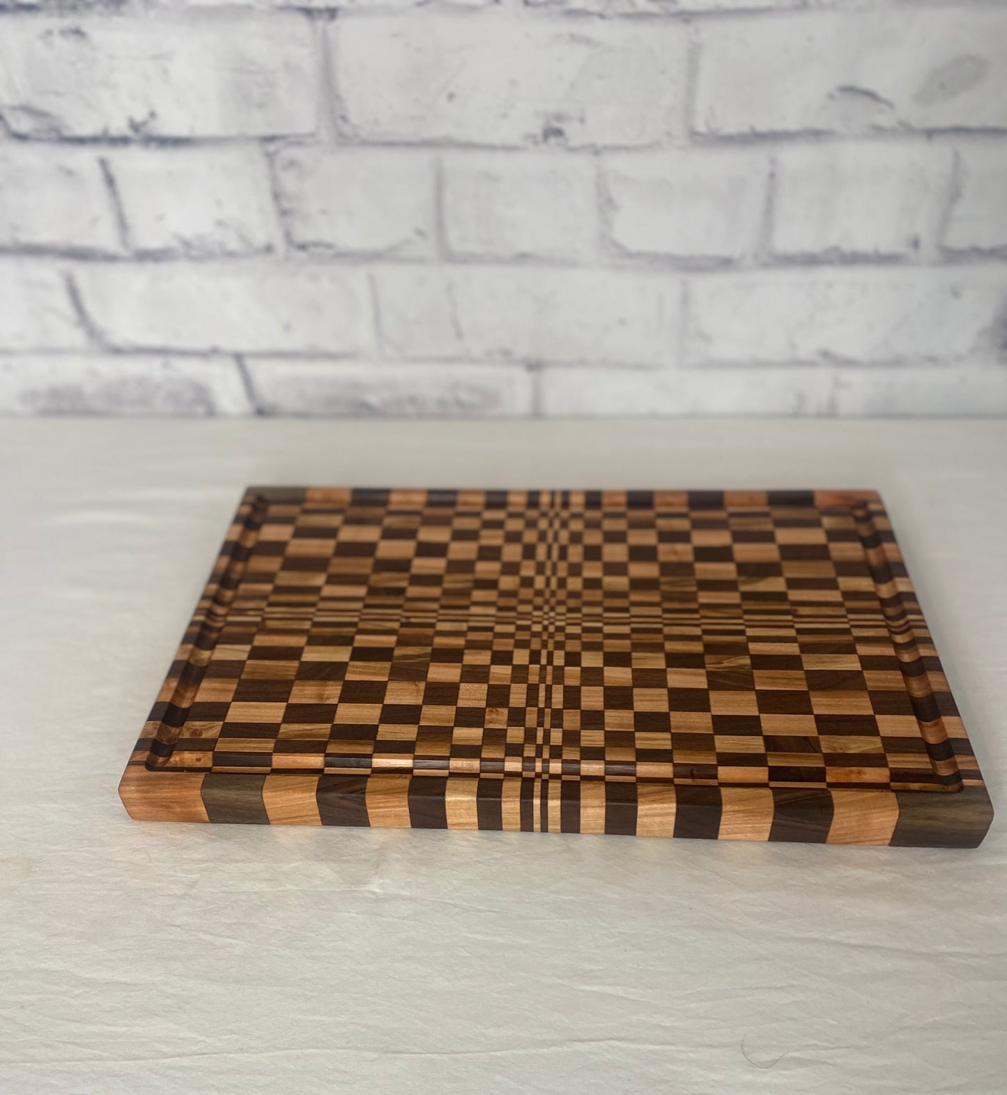 Psychedelic Walnut & Maple Cutting Board