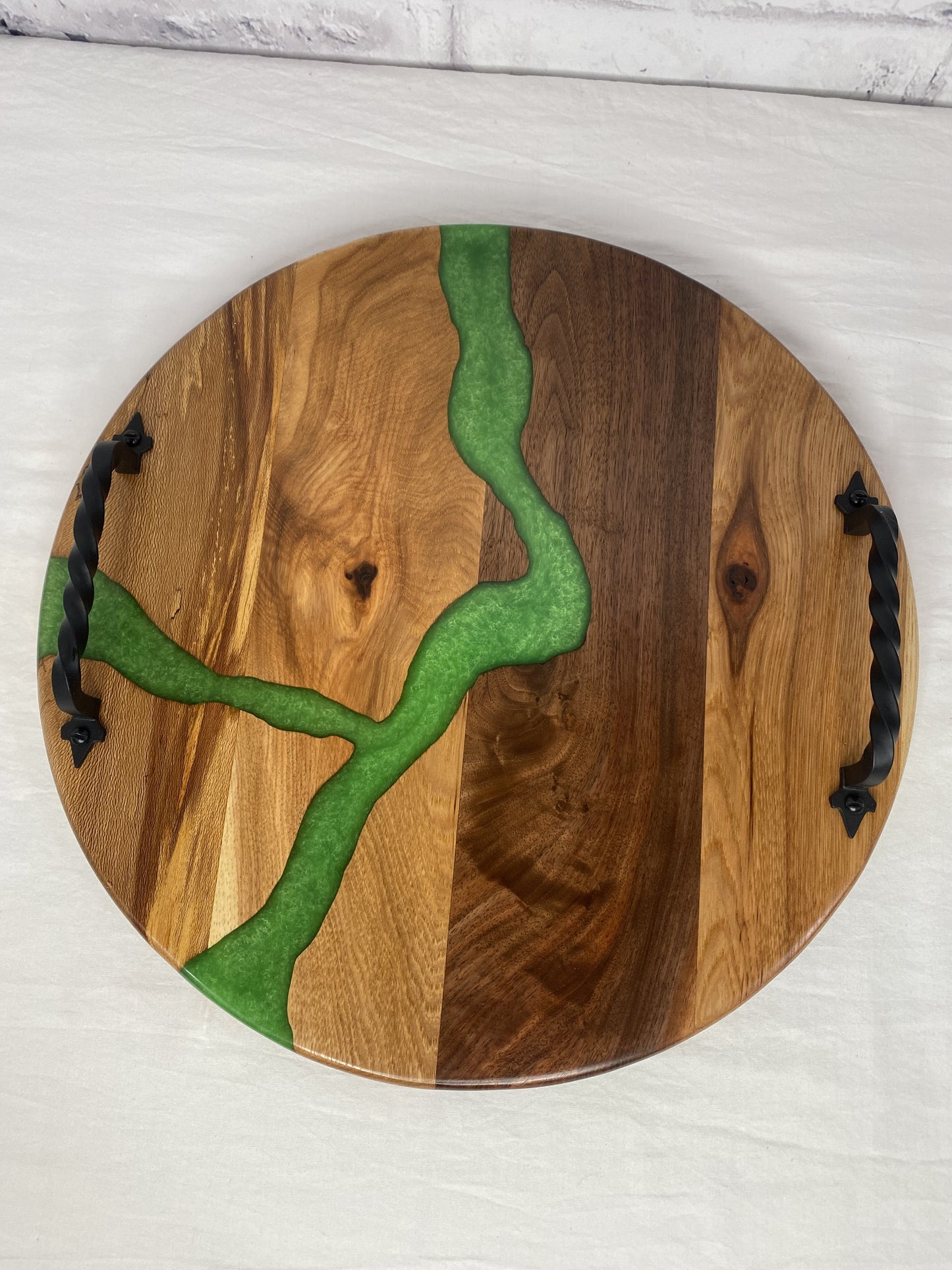 Green Epoxy Whiskey Board