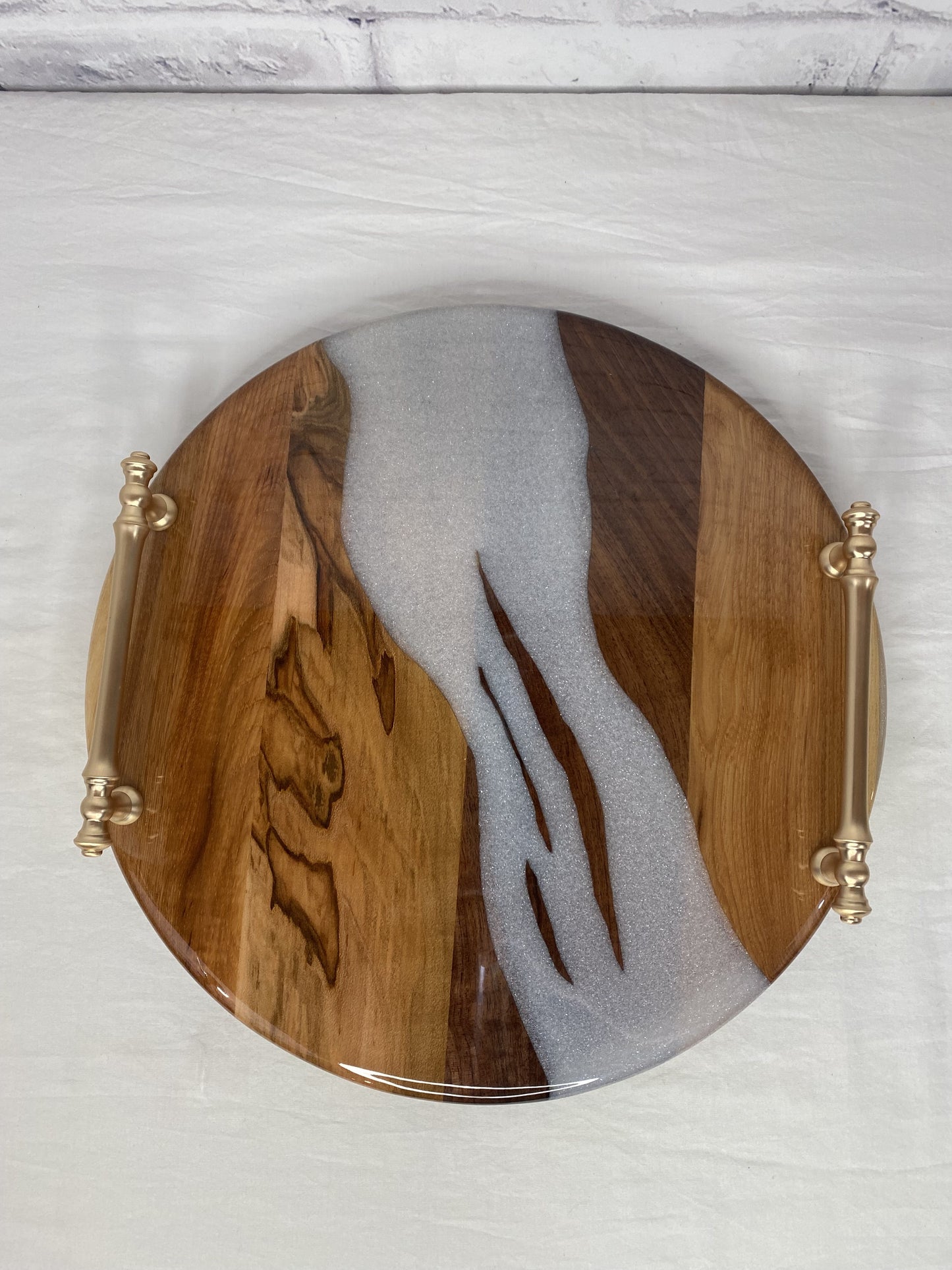 White epoxy Whiskey Board